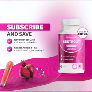 Boosts Exercise Energy🔥Beetroot Capsules /Nitric Oxide Booster Beetroot Capsules/Circulation Enhancer Cardio Supplements/60-Count Heart Health Beetroot Powder/Heart Healthy Nitric Oxide Pills