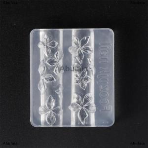 [COD] Abulaia 1 3Pcs Lily Flowers Nail Carving Mold 3D Silicone Hawaii Hibiscus Flowers Petals Modeling Templates Clear Nail Tools