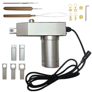 เครื่องถักเปียไร้สายสำหรับ Dreadlocks 6ตะขอปรับสแตนเลสเครื่องมือมอเตอร์ชุดสร้างทรงผมที่รวดเร็ว