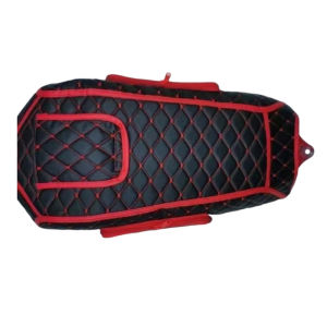 For HONDA TMX125 Barako Bajaj Tmx Stx YtxCT Fuel Tank Protector Waterproof Leather Fuel Tank Protector Cover with Side Bag Motorcycle 125CC-150CC Universal