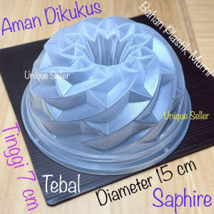 Cetakan Kue Bolu Puding Agar Ager Saphire 15 cm Safir / Cetakan Kue Puding Pudding Agar2 Ager2 Agar Agar Ager Ager Saphire Sapphire Saphirre Safir 15cm / Cetakan Puding Kue Bolu Marmer Ulir Spiral Viral Saphire 15cm 15 cm