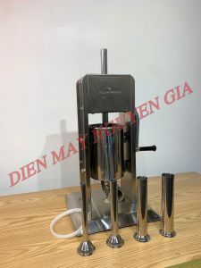 Máy Đùn Xúc Xích -INOX 304- Nhập khẩu nguyên chiếc Loại 3 Lít- 5 Lít chạy bằng cơ chuyên làm xúc xích lạp xưởng dồi