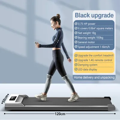 Walking Treadmill Small household flat electric treadmill Small silent treadmill Small foldable treadmill