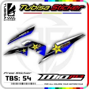 Sticker Striping Variasi Mio M3 - Stiker Striping Motor Mio M3 Desain Racing. TBS.54