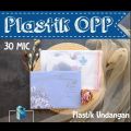 (100 LEMBAR) Plastik OPP Seal 20x22 Cm Tebal 30s Mikron / Plastik OPP 20x22 30s Mic Tebal Plastik Kemasan Plastik Bening Tebal. 