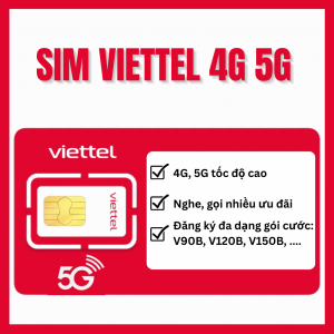 Sim 4G Viettel V90B V120B V150B Gia Hạn Chỉ Từ 90k /tháng Ưu Đãi Data Tốc Độ Cao 30GB/Tháng Nghe Gọi Miễn Phí Thả Ga | FREESHIP - CHƯA KÍCH HOẠT