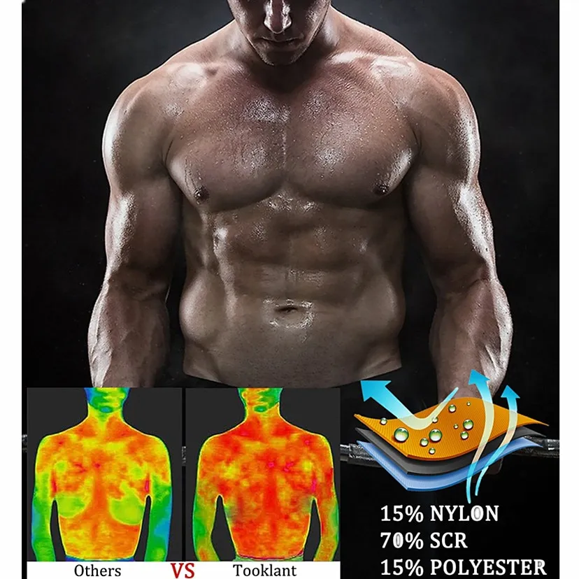 Neoprene Men's Shapers Sweat Vest For Men Waist Trainer Vest