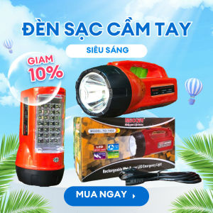 Đèn Pin Led Sạc Tích Điện Xách Tay Siêu Sáng TD-7450