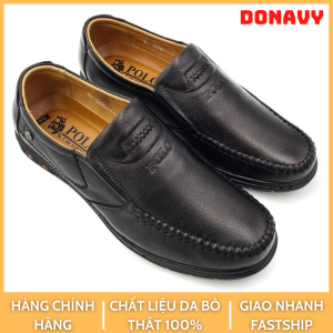 GIÀY NAM DA BÒ THẬT 100% THIẾT KẾ KHÂU VIỀN THỜI TRANG D.GLKV