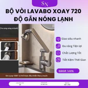 Bộ Vòi Lavabo Xoay 720 Độ Gắn Nóng Lạnh 2 Chế Độ Xả Kèm Dây Gắn Nóng Lạnh Vòi Nước Lavabo Nóng Lạnh Bộ Vòi Rửa Mặt Vòi Rửa Tay Lavabo Đầu Xoay 720 Độ Thông Minh Chính Hãng Suno Top