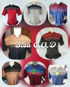 Baju Koko Bordir Lengan Pendek: Fashion Muslim Pria Terbaru