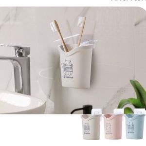 Cốc Hình Mèo Dán Tường đựng đồ bàn chải đánh răng tiện ích Việt Nhật Vuadienmay