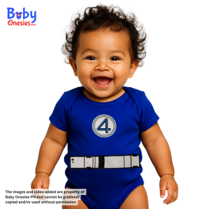 Fantastic Four Baby Costume Onesie | Superhero Baby Bodysuit for Newborn & Infant 0–12 Months Cotton – Baby Onesies PH