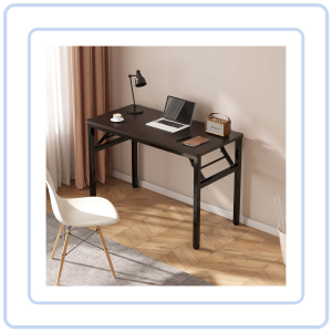 【Pure Care】 【Square Leg Round Corner】Free Installation Foldable table / Computer Laptop Study Desk/PC