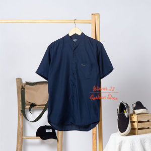 Kemeja Shanghai Pendek Baju Kemeja Shanghai Pria LEngan Pendek Kemeja Shanghai Import Kemeja Shanghai Rayon Kemeja Shanghai Linen Kemeja Kerah Shanghai Pria Kemeja Koko Shanghai Pria Baju Koko Dewasa Model Shanghai