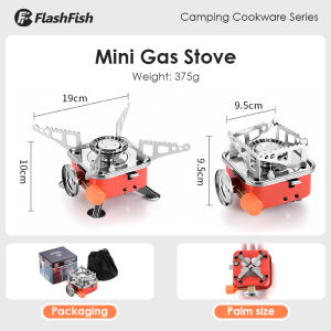 FlashFish Portable Card Type Stove square OutdoorFolding Camping Stove