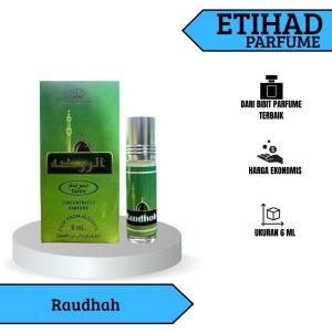 TARIM PARFUME RAUDHAH 1 BOX ISI 6 BOTOL