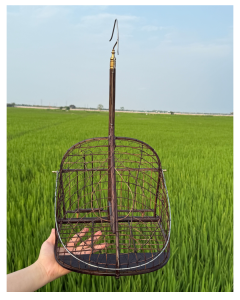 Lồng bẫy chim chào mào full lụi móc xoay 360 độ siêu nhạy. Hàng kỹ VIP lồng lụp chào mào PK Lồng chim Bibi.