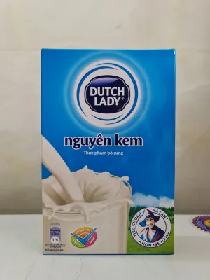 [HỘP GIẤY 400g] SỮA BỘT NGUYÊN KEM CÔ GÁI HÀ LAN [VN] DUTCH LADY Whole Milk Powder (alc-hk)