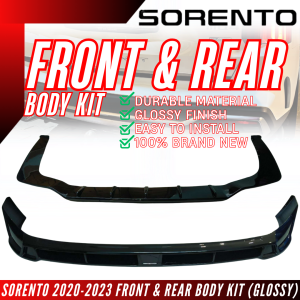 GCAO SORENTO 2020-2023 BODY KIT (FRONT+REAR) GLOSSY BLACK (12207)