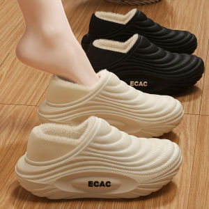 EVA Winter Slippers For Men Women Warm Fur Lined Waterproof Anti Slip Comfortable Indoor Outdoor Home Cotton Clogs Lightweight2026