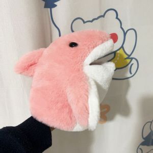 JOYNCLEON Rối tay Cá Mập tương tác dễ thương cho các cặp vợ chồng thú nhồi bông với miệng và cánh tay di chuyển hoàn hảo cho trẻ em và chơi vui vẻ