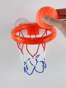 Lovely Baby Bath Toy Toddler Boy Water Toy Bathroom Bathtub Basketball Hoop with 3 Balls Kids Outdoor Play Set