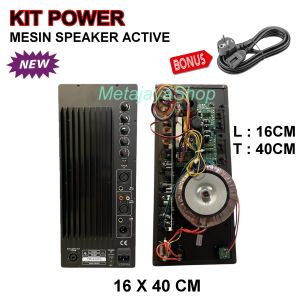 Kit Power Model TY-200 No Echo / Mesin Speaker Active Tersedia 2 Ukuran 16X38 & 16X40 CM