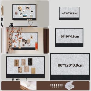Felt Bulletin Board Cork Board Wall Decor 80*120cm Home Decor Sticker Background Board