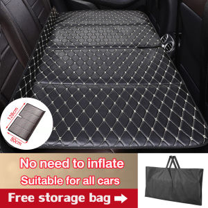 Car Folding Bed Send Storage Bag Car Non-Inflatable Backseat Rear Seat Folding Bed Car Sleeping Mat Travel Mattress Bed Back Tilam Common to all models Outdoor Camping