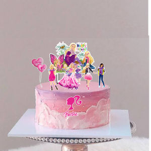 Topper Cake Barbie Hiasan Kue Happy Birthday