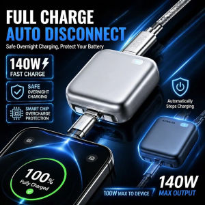 AI Full Charge Separators Type C Port Portable Smart Auto Stop Charging Protector