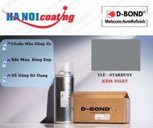 Sơn Xịt Xóa Vết Xước Ô TÔ VINFAST VF3 Màu XÁM NHẠT Code YLE - STARDUST Chính Hãng D-Bond Chất Lượng Cao