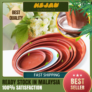 【24H SHIP OUT】PLASTIC SAUCER PLATE GARDENING WATER TRAY LAPEK PASU PLANTS FLOWERS