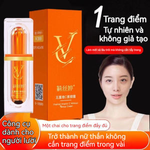 Kem nền lười hoàn hảo Nâng Tone QHOO VC Gấp 5 Lần Vitamin Dưỡng Ẩm Mềm Min Sáng Da 30g