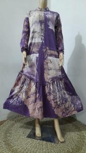 Non Dian Pelangi Gamis Tuil Terbaru Abstrak Malaman Ukuran M L XXL Dres Big Size Ootd Terbaru 2023