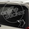 Sticker Army Tentara Senjata untuk mobil kaca belakang | cutting menyala. 