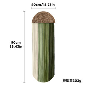 Bohemian style handmade woven cotton tassel wall hanging suitable For bedroom living room home decor