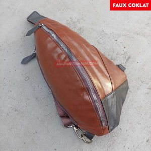 Tas Travel Kulit Pria | TAS KULIT SELEMPANG BAHU