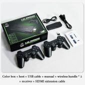 2025 K8/M8 Pro Game console HD Game Stick Video Retro Game Console 2.4G Dual Wireless Controller Game Stick 4K TV 64G Classic High-Definition Game Console With Over 40000 Games Built-in HDMI TV Output Supporting 10 Languages And 9 Emulators