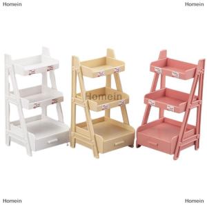 [COD] Homein 1:12 Dollhouse Miniature Plant Flower Stand Shelf Bookshelf Display Rack Furniture Fairy Garden Tool Storage Rack Model Toy