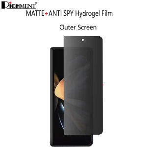 【✅SG Brand🔥】RICHMENT Fold7 Privacy Hydrogel Screen Protector Anti-Spy Fold 5/4/3 Fold6 TPU Hydrogel Film Soft Screen Film For Samsung galaxy Z Fold 7 Fold 4 Flexible Screen Protector [Ultra Thin] [High Sensitivity] Z Fold 6 Hydrogel Screen Protector