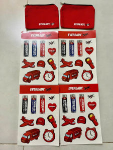 Bóp đựng đồ mini Eveready (tặng kèm 2 bộ sticker)