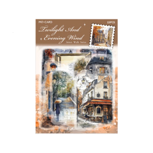 สติกเกอร์ชุดเดินบนถนนสติกเกอร์เมืองดอกไม้อุปกรณ์ศิลปะสติ๊กเกอร์ตกแต่งสำหรับตกแต่งสมุดไดอารี่