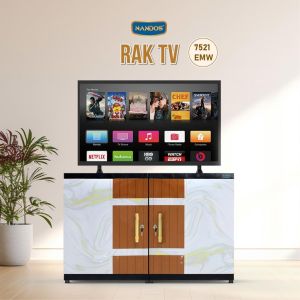 Rak Tv / Meja Tv Serbaguna Meja Minimalis Nandos Ebony 7521