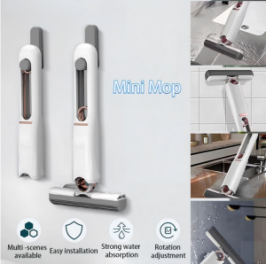 BB7 - Alat Pel Mini Mop Portable Pembersih Ruangan Mini Mops Wiper Pembersih Lantai Layar Kaca Meja