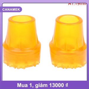 【CANAMEK】 2 cái 19mm 22mm Antiskid cao su Nạng tip Pad bền cao su chống trượt nhiệm vụ nặng nề gậy thay thế cho đi bộ thanh Nạng cuối