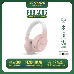 Rippods Wireless RHB A006 Headphone Bluetooth Headset Noise Canceling Earphone
