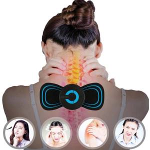 Mini Body Massager Rechargeable Muscle Massager Pain Relief Cervical Massager Electric Neck Massager Relaxation Back Massager Shoulder Massager
