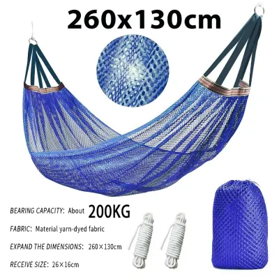 Duyan Ice silk Hammock 200KG Camping Hiking Outdoor Foldable Hammock Travel Hammock with Storage Bag